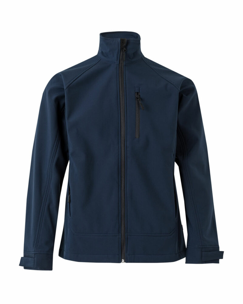 Μπουφάν σκούρο μπλε softshell 206005 Velilla μπροστά όψη