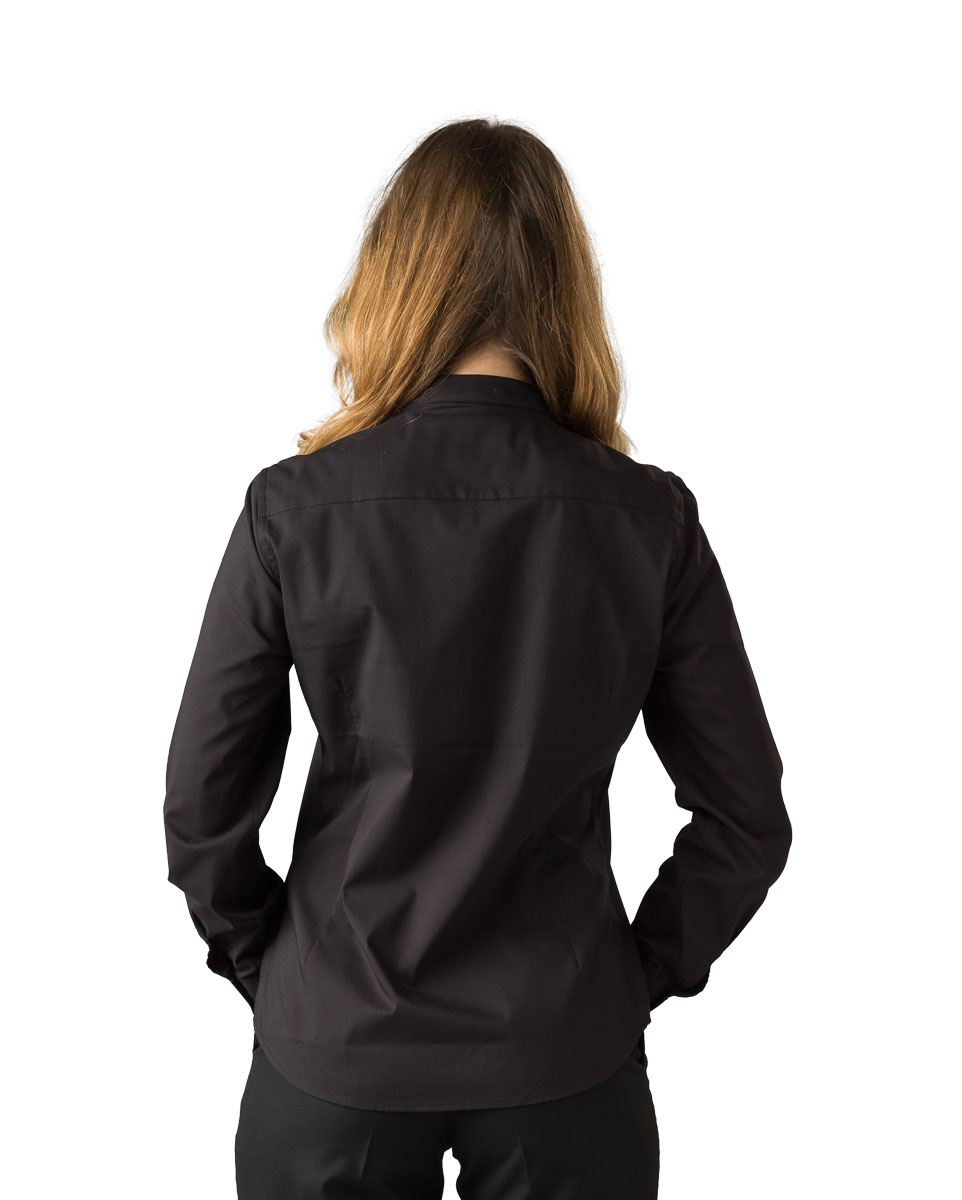 405015S-Mao-Women-2 Πουκάμισο γυναικείο ελαστικό μακρυμάνικο με ΜΑΟ γιακά 405015S - Velilla