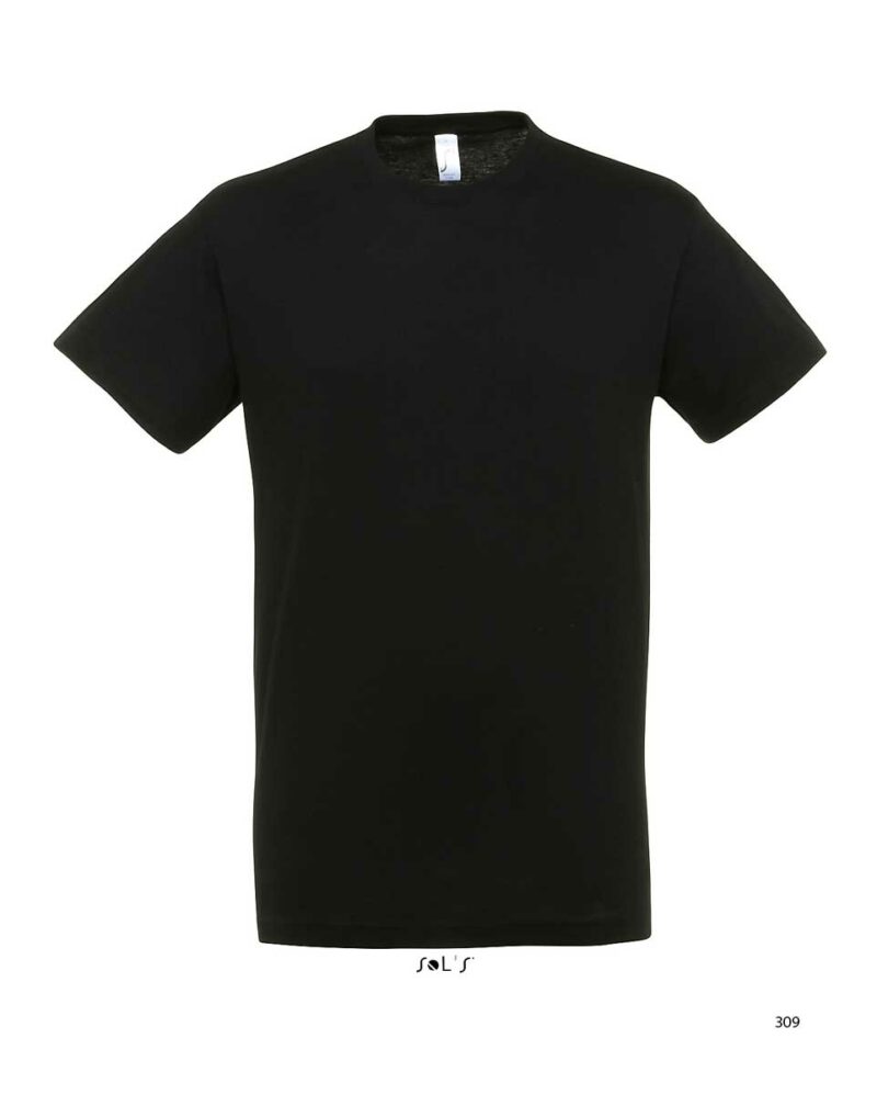 Μπλούζα Unisex μαύρη κοντομάνικη Regent Sol's