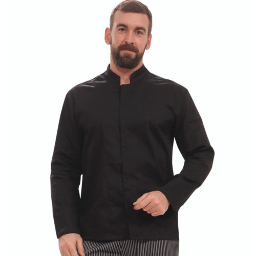 Σακάκι σεφ Pastor της Uniform με κομψό σχεδιασμό μαύρο