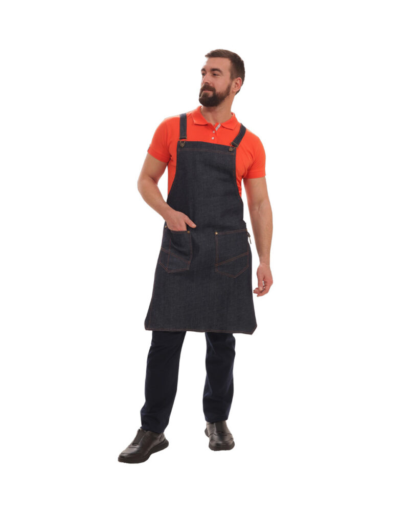 Ποδιά Λαιμού Salopeta X της Uniform denim